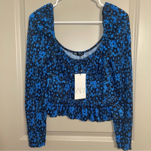 ZARA PRINTED STYLE CORSET‎ TOP-nwt - Picture 1 of 5